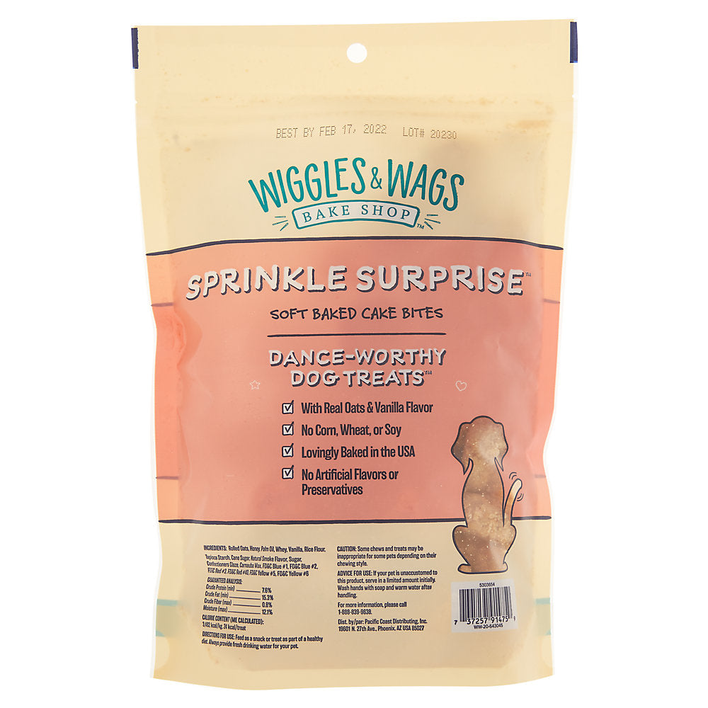 Sprinkle Surprise Dog Cake Bites Treat