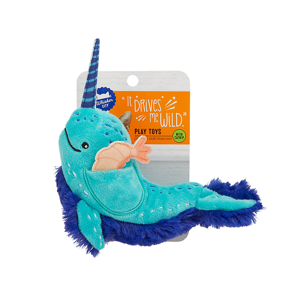 Surprise Narwahl Cat Toy