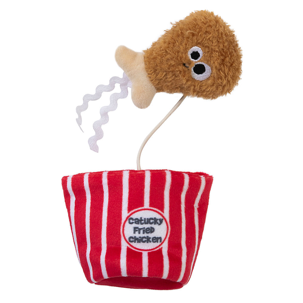 Catucky Fried Chicken Burrow Puzzle Cat Toy