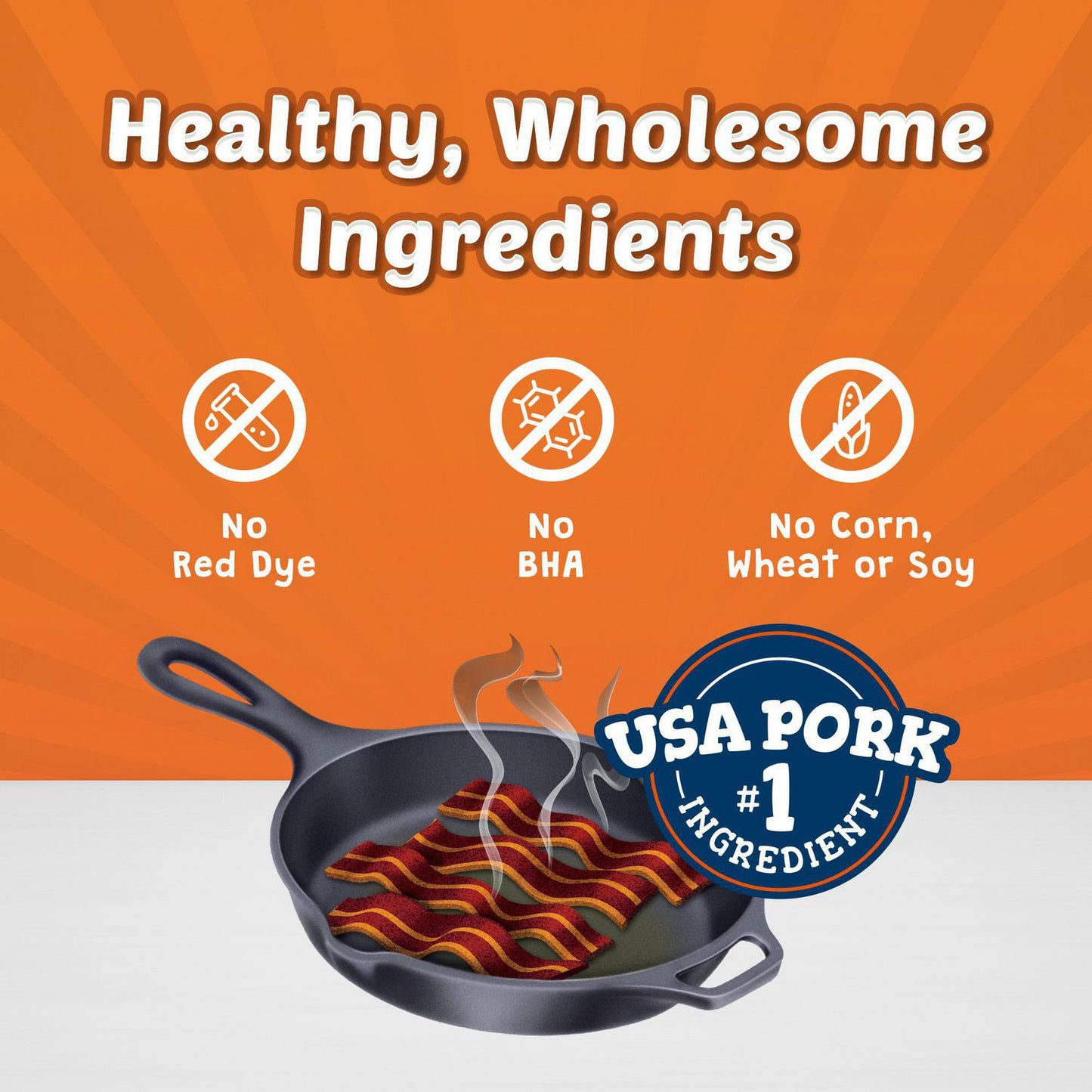 Sizzlers Bacon-Style Dog Treats