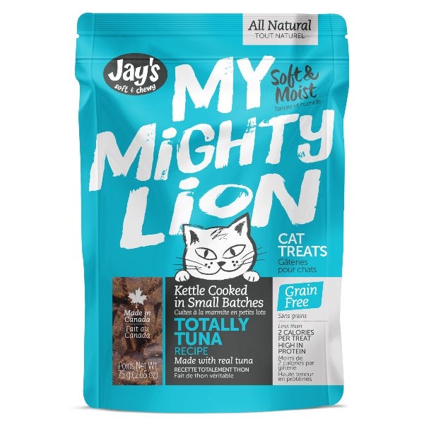 Soft and Chewy My Mighty Lion Cat Treats - Totally Tuna