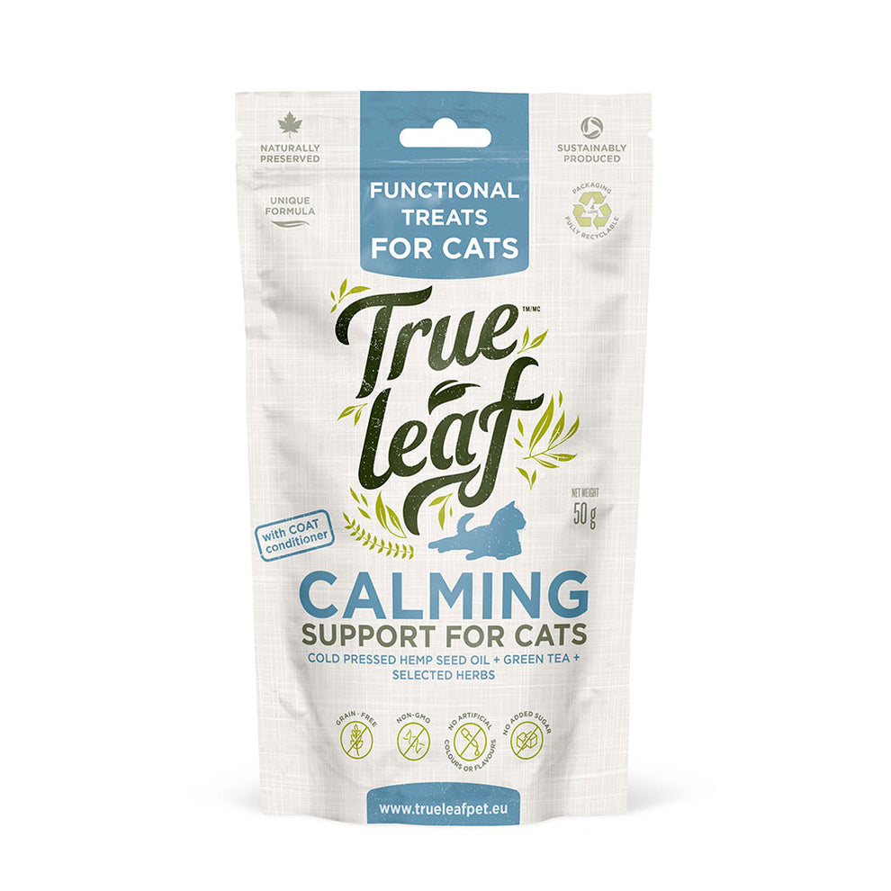 Hemp seed calming support for cats