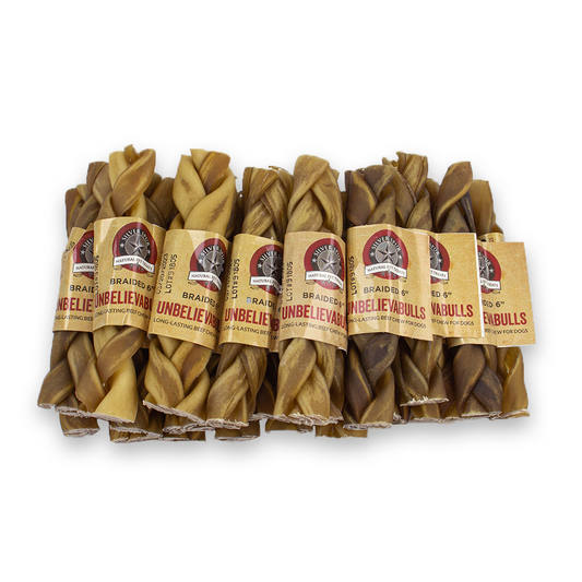 Braided Beef Chew 6"
