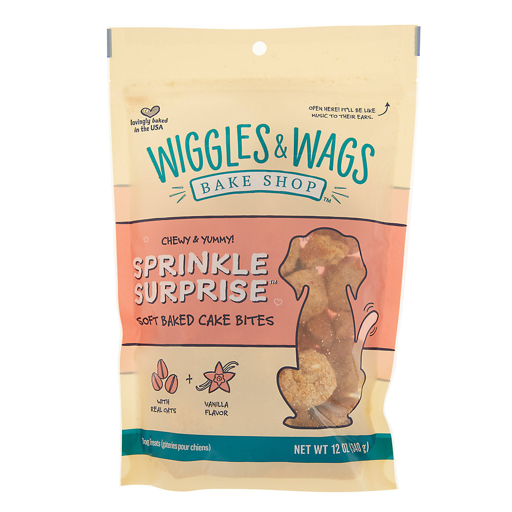 Sprinkle Surprise Dog Cake Bites Treat