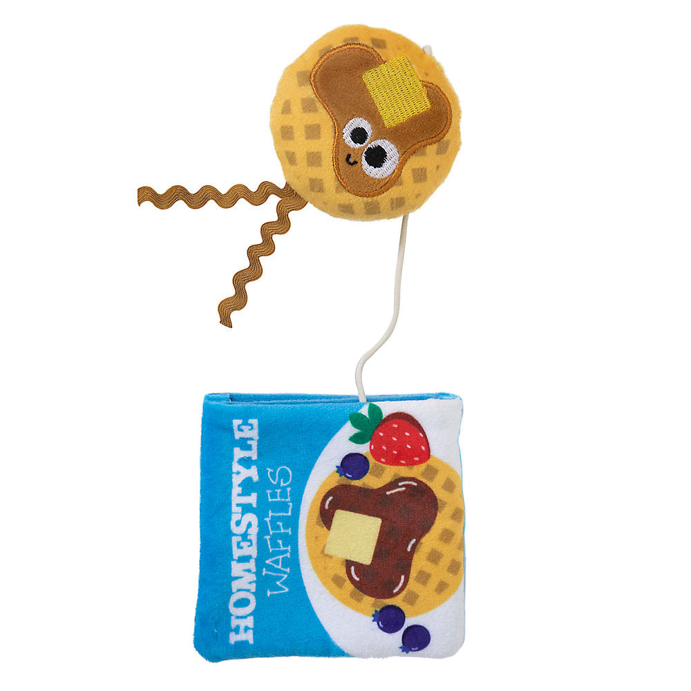 Tabby Toaster Waffles Burrow Puzzle Cat Toy