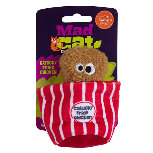 Catucky Fried Chicken Burrow Puzzle Cat Toy
