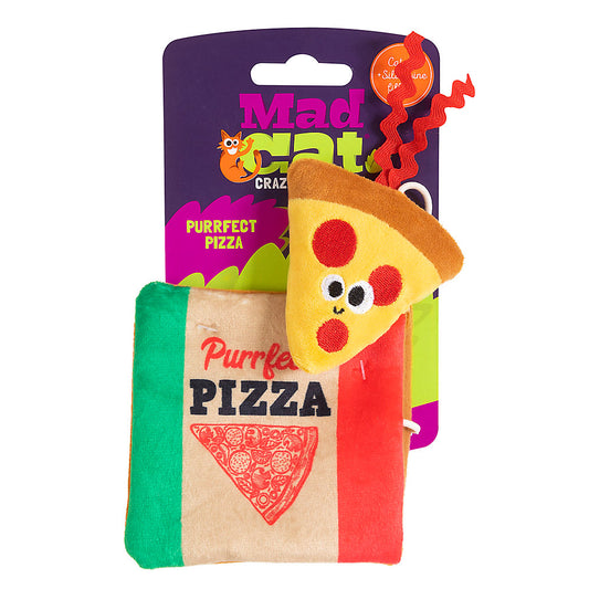 Purrfect Pizza Burrow Puzzle Cat Toy
