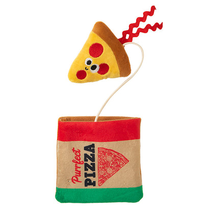 Purrfect Pizza Burrow Puzzle Cat Toy