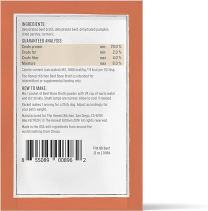 Daily Booster Instant Beef Bone Broth with Turmeric
