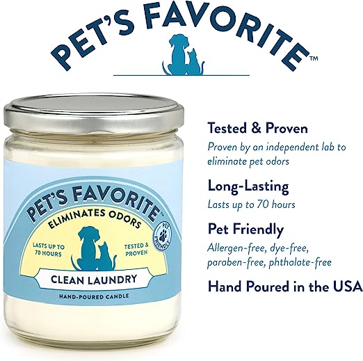Pet-Friendly Scented and Odor Eliminating Candle
