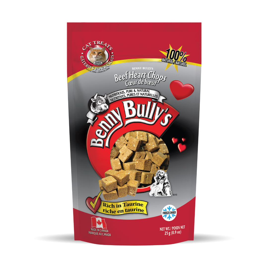 Beef Liver Plus Beef Heart Cat Freeze Dried Treats