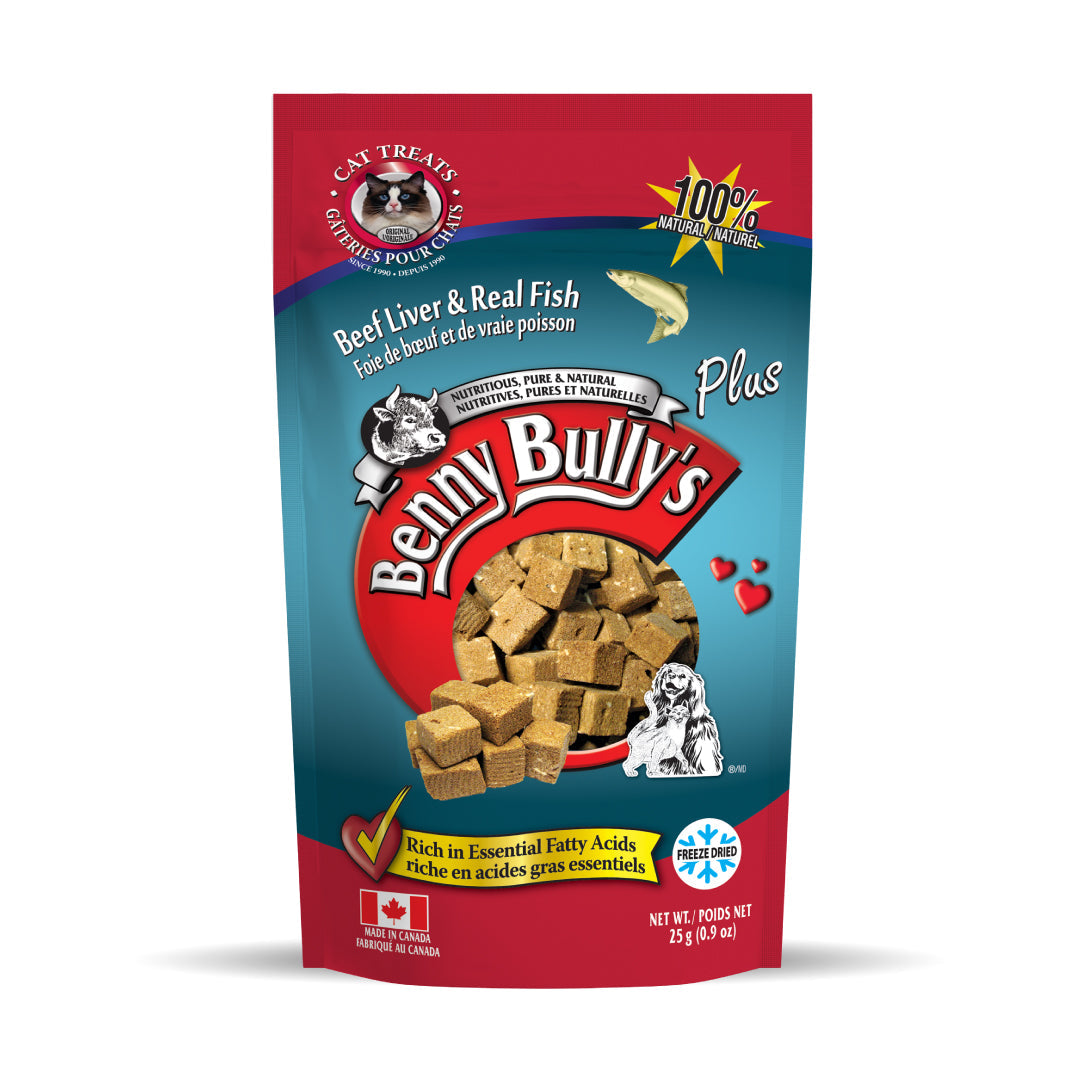 Beef Liver Plus Fish Cat Freeze Dried Treats