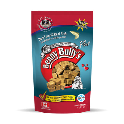 Beef Liver Plus Fish Cat Freeze Dried Treats