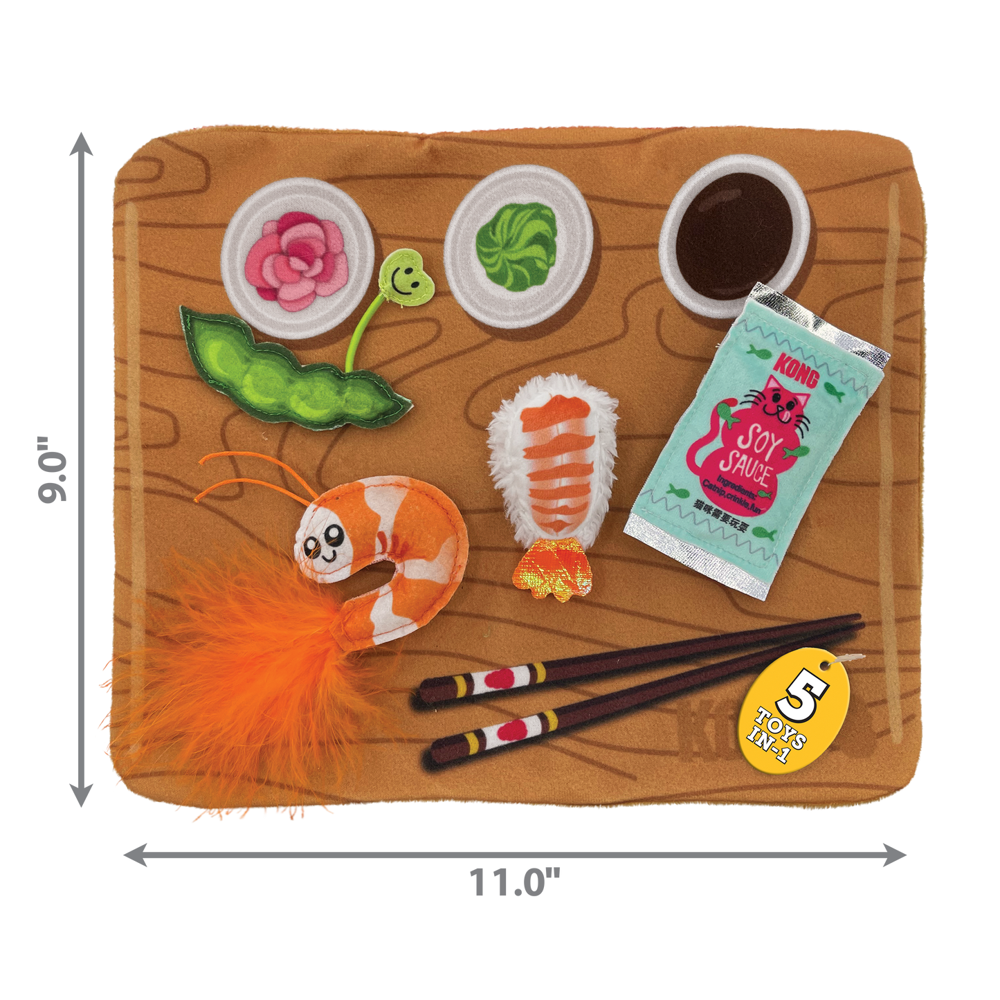 Pull-A-Partz Sushi’s 5-toys-in-1