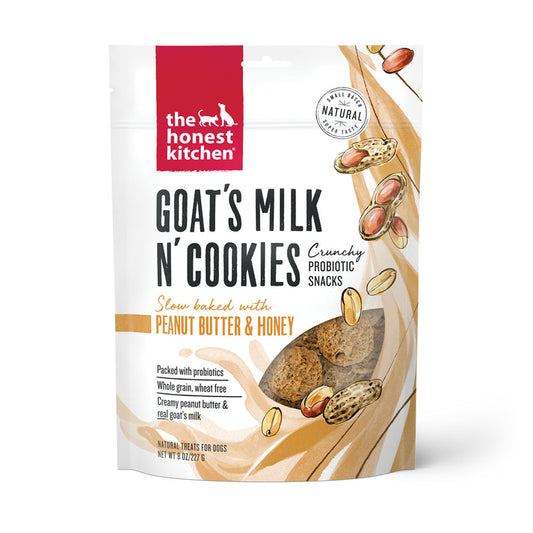 Peanut Butter & Honey Goat's Milk Cookies