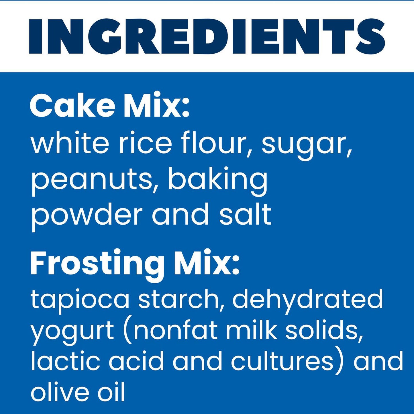 Cake Mix & Frosting for Dogs