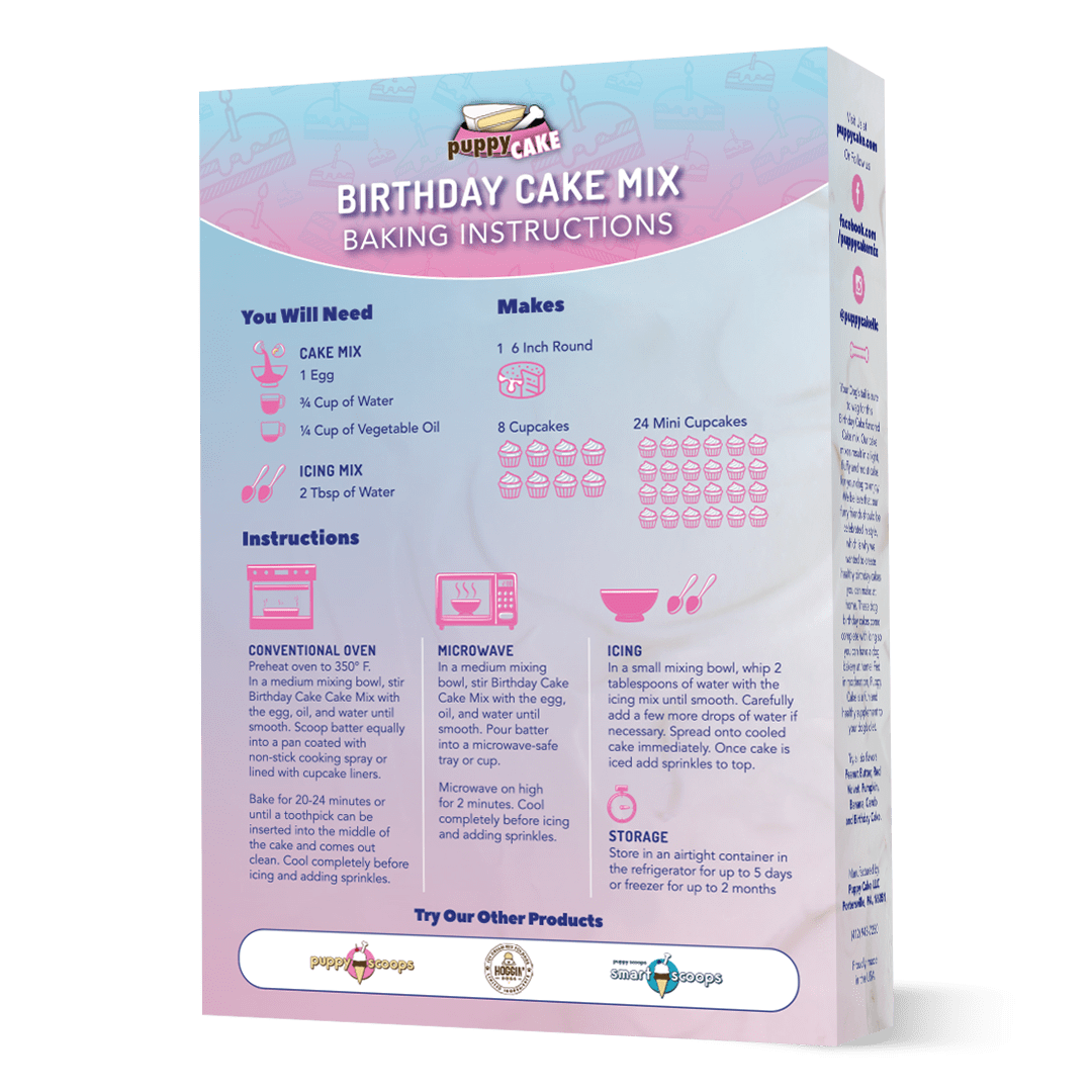 Cake Mix for dogs